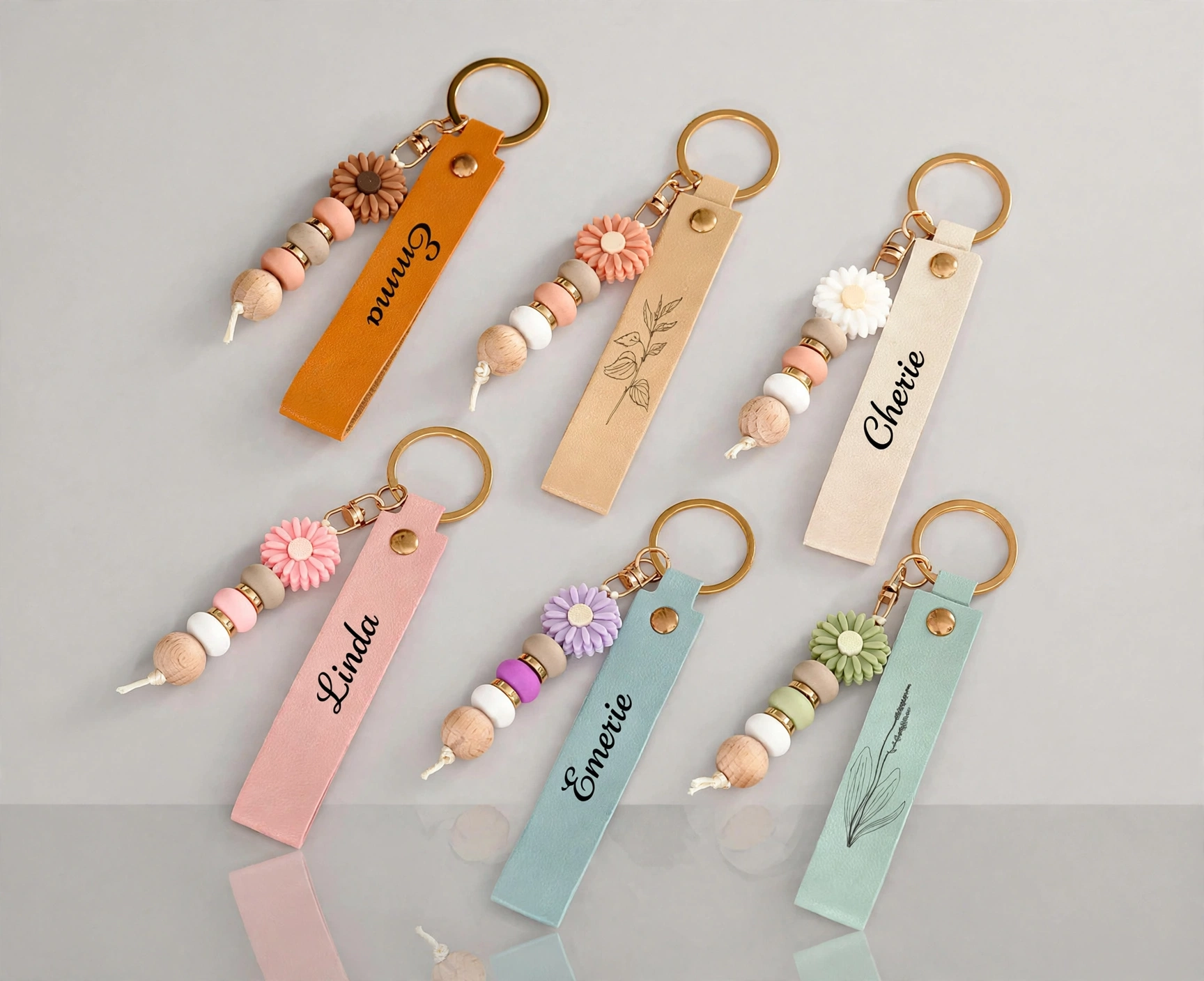 Leather Keychains